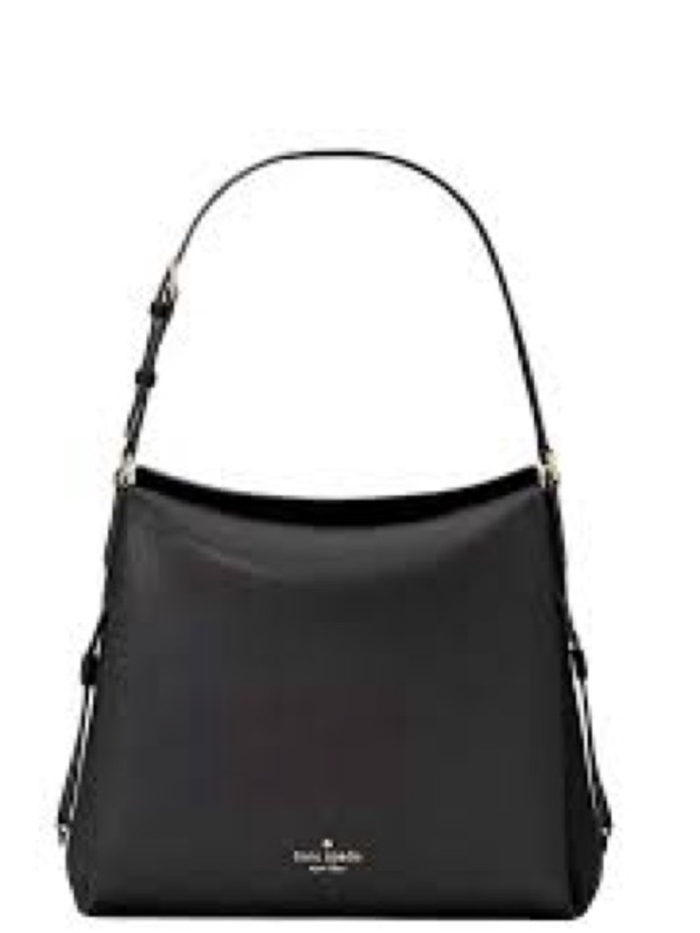 NWOT Kate Spade Black Leather Dumpling Large Shoulder Bag